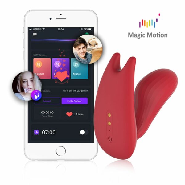 Смартвібратор Magic Motion Umi Red - Зображення 8