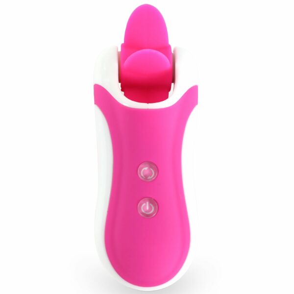 Стимулятор з імітацією оральних пестощів FeelzToys - Clitella Oral Clitoral Stimulator Pink - Зображення 3