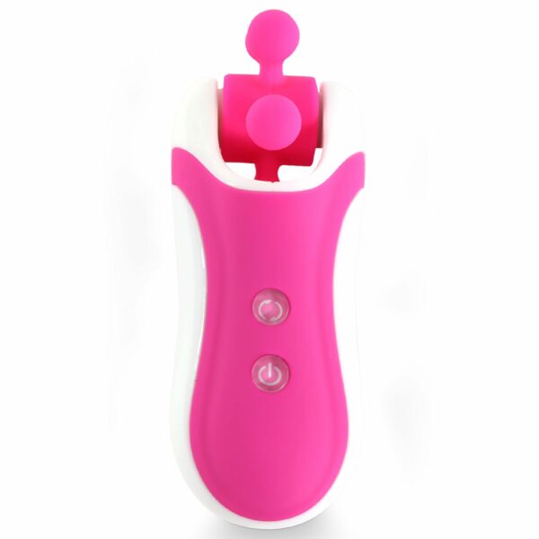 Стимулятор з імітацією оральних пестощів FeelzToys - Clitella Oral Clitoral Stimulator Pink - Зображення 2