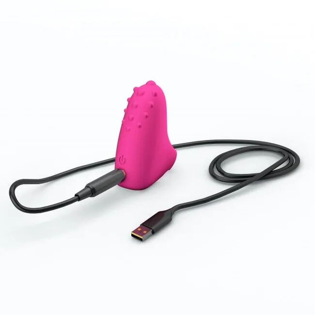 Вібратор на палець Dorcel MAGIC FINGER Rose перезаряджається - Зображення 5