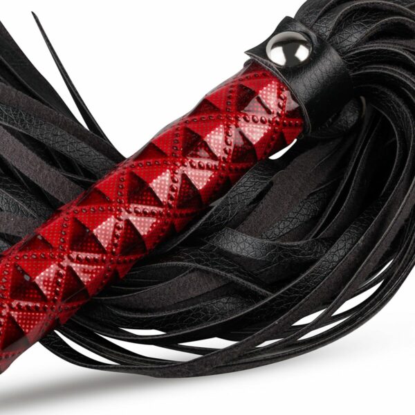 Батіг-флогер Whipped - Beat It Flogger - Red, екошкіра - Зображення 2