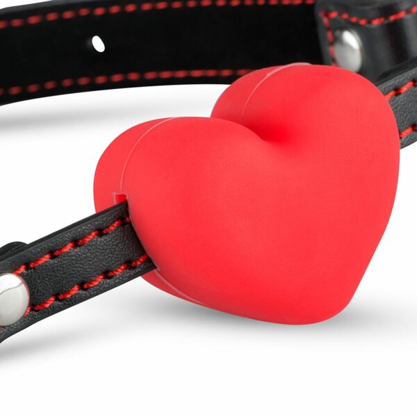 Силіконовий кляп у вигляді серця Whipped - Heart Ball Gag - Зображення 4