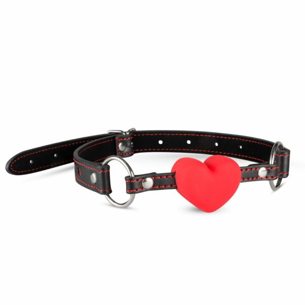 Силіконовий кляп у вигляді серця Whipped - Heart Ball Gag