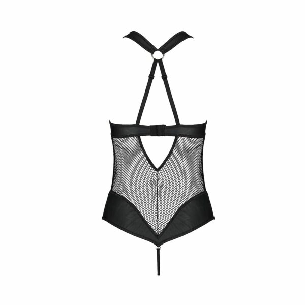 Сітчастий боді з халтером Passion Amanda Body XXL/XXXL, black - Зображення 4