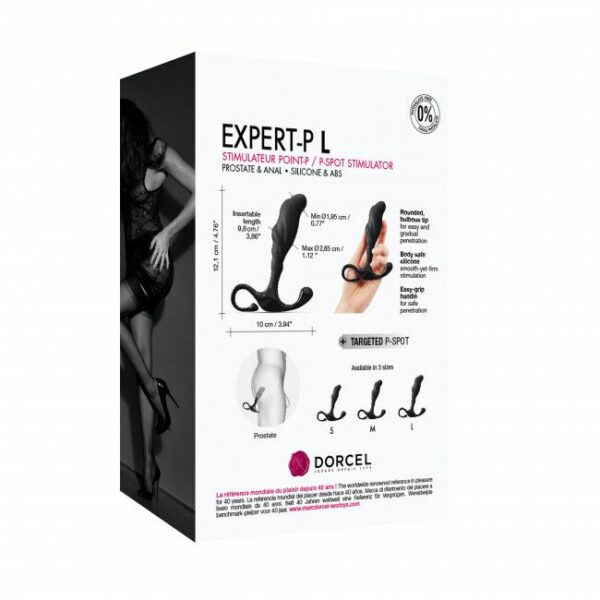 Ручний ергономічний масажер простати Dorcel Expert P size L - Зображення 6