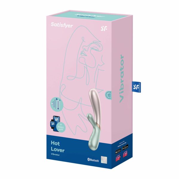 Смарт вібратор-кролик із підігрівом Satisfyer Hot Lover Green - Зображення 6