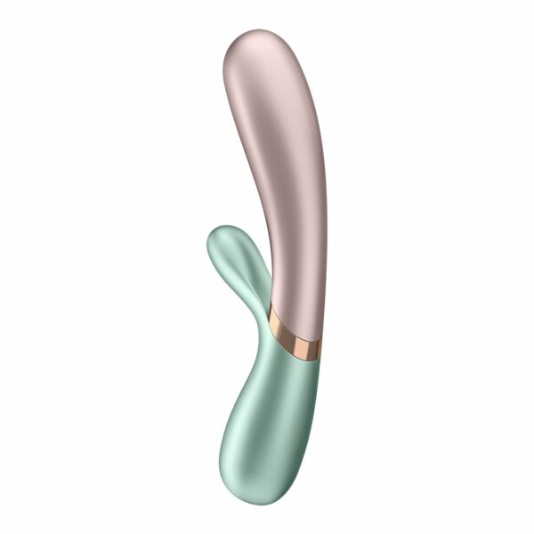 Смарт вібратор-кролик із підігрівом Satisfyer Hot Lover Green - Зображення 3