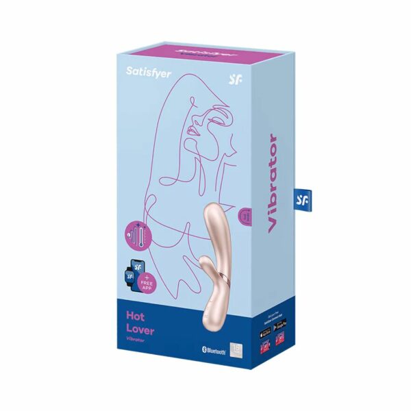 Смарт вібратор-кролик із підігрівом Satisfyer Hot Lover Nude - Зображення 4