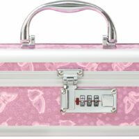 Кейс для зберігання секс-іграшок BMS Factory – The Toy Chest Lokable Vibrator Case Pink з кодовим за