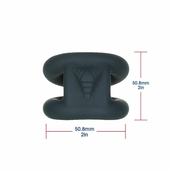 Подвійне ерекційне кільце LUX Active – Tug – Versatile Silicone Cock Ring - Зображення 2