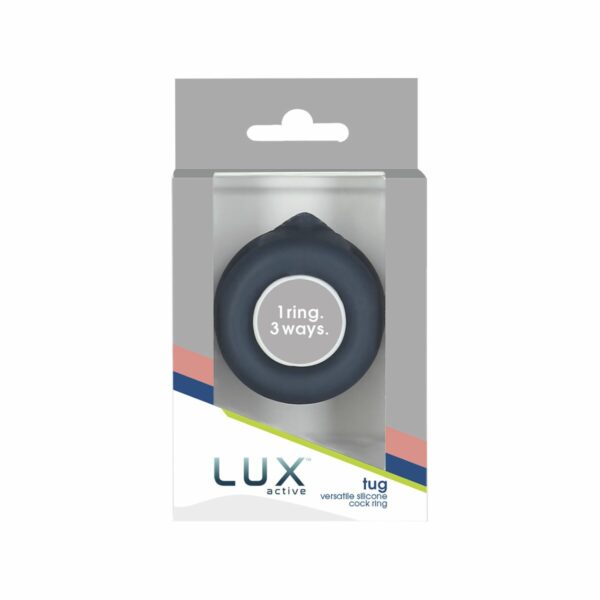 Подвійне ерекційне кільце LUX Active – Tug – Versatile Silicone Cock Ring - Зображення 8