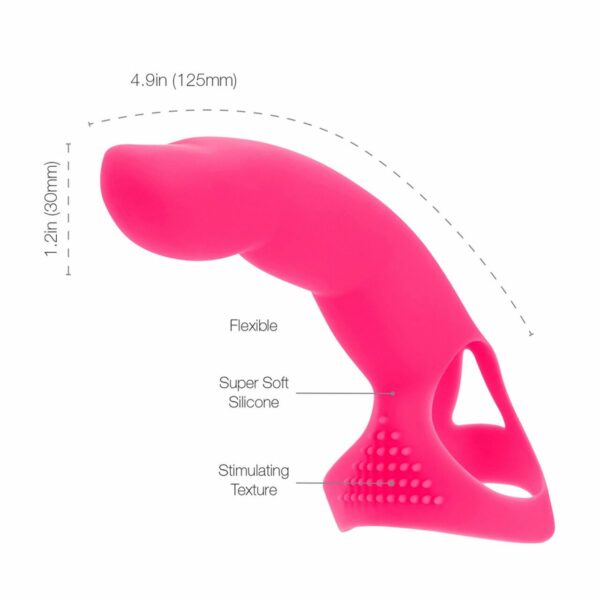 Насадка на палець Simple&True Extra Touch Finger Dong Pink - Зображення 2