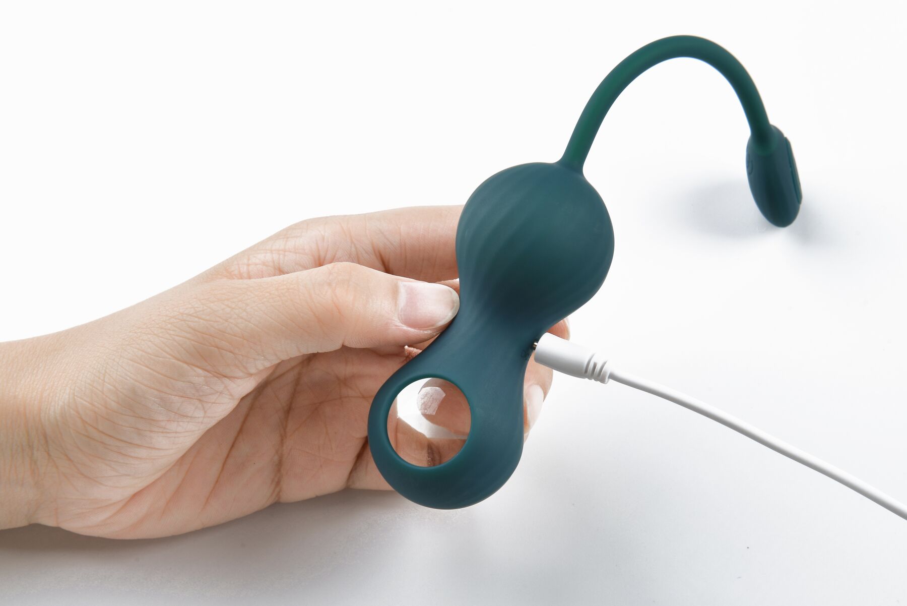 Вагінальні смарт-кульки з вібрацією Fun Town Crystal, з прозорою скляною кулею - Зображення 6