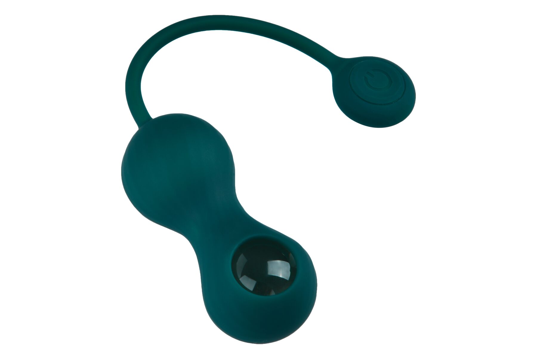 Вагінальні смарт-кульки з вібрацією Fun Town Crystal, з прозорою скляною кулею - Зображення 3