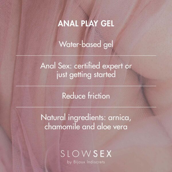 Анальний гель-змазка Bijoux Indiscrets Slow Sex Anal play gel - Зображення 4