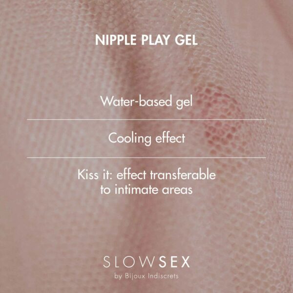 Стимулювальний бальзам для сосків Bijoux Indiscrets Slow Sex Nipple play gel - Зображення 3
