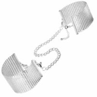 Наручники Bijoux Indiscrets Desir Metallique Handcuffs – Silver, металеві, стильні браслети