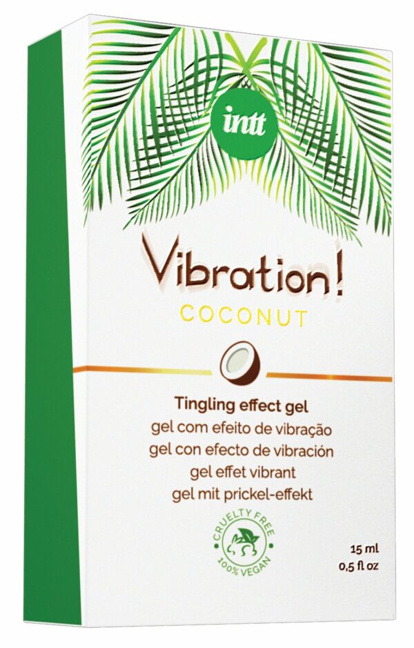 Рідкий вібратор Intt Vibration Coconut Vegan (15 мл) - Зображення 3
