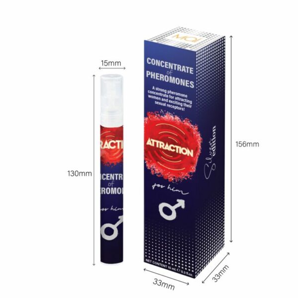 Спрей з феромонами Concentrated Pheromones for Him Attraction (10 мл) - Зображення 4