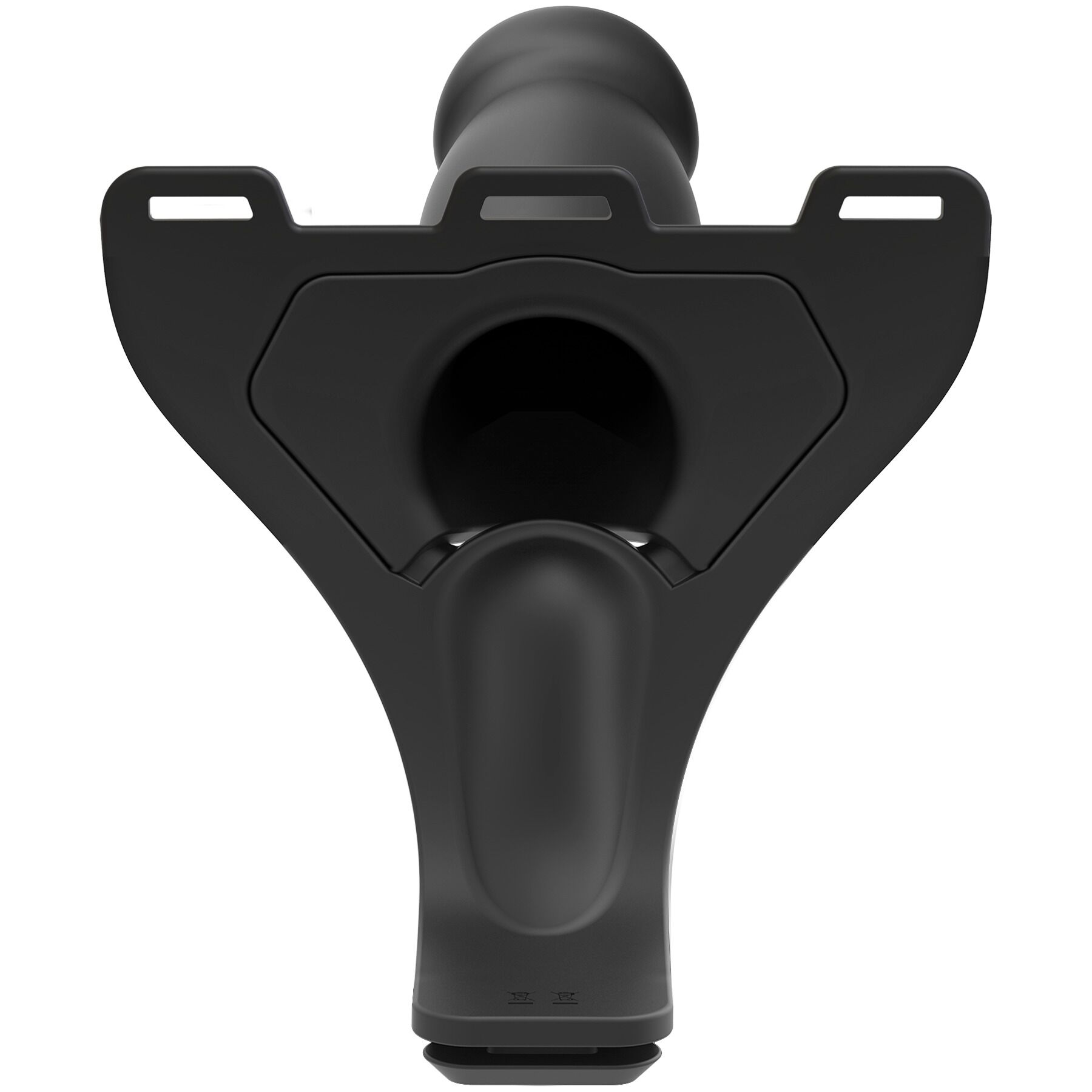 Страпон унісекс Doc Johnson Body Extensions – Be Risque, вібрація, пульт керування, порожня насадка - Зображення 4