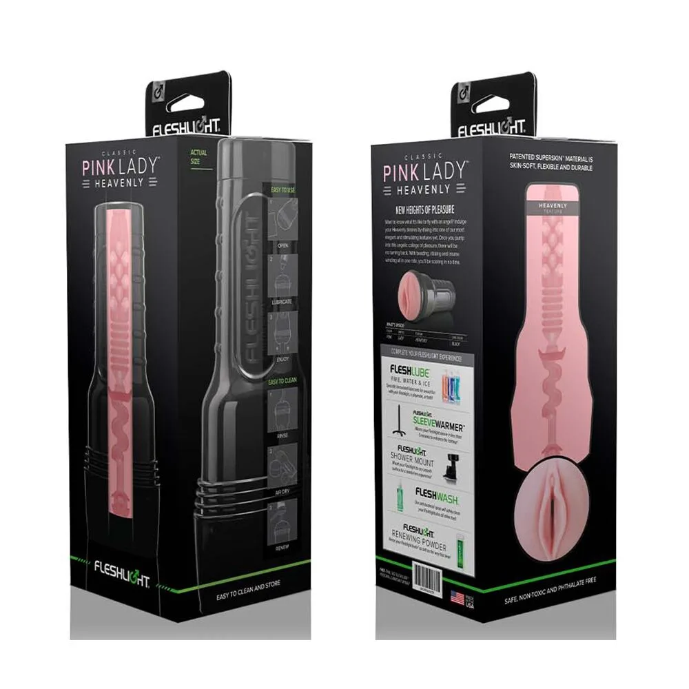 Мастурбатор-вагіна Fleshlight Pink Lady Heavenly Нова текстура - Зображення 4