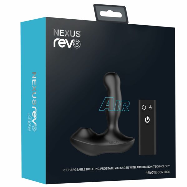 Масажер простати Nexus Revo Air з вакуумним стимулятором промежини та головкою, що обертається - Зображення 7