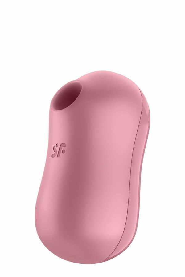 Вакуумний стимулятор із вібрацією Satisfyer Cotton Candy Light Red