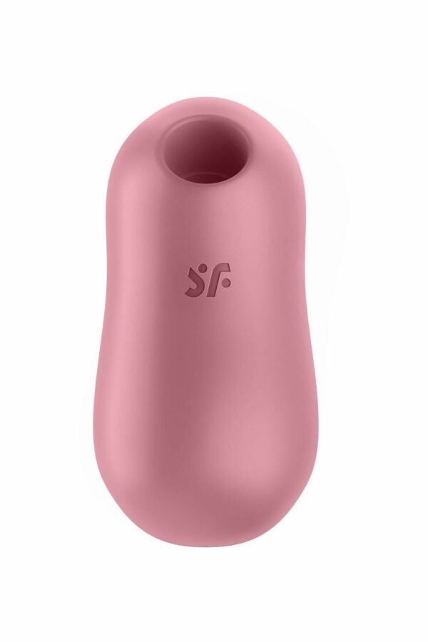 Вакуумний стимулятор із вібрацією Satisfyer Cotton Candy Light Red - Зображення 3