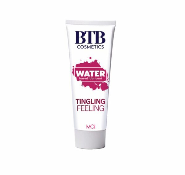 Змазка на водній основі з ефектом вібрації BTB TINGLING FEELING (100 мл) - Зображення 2