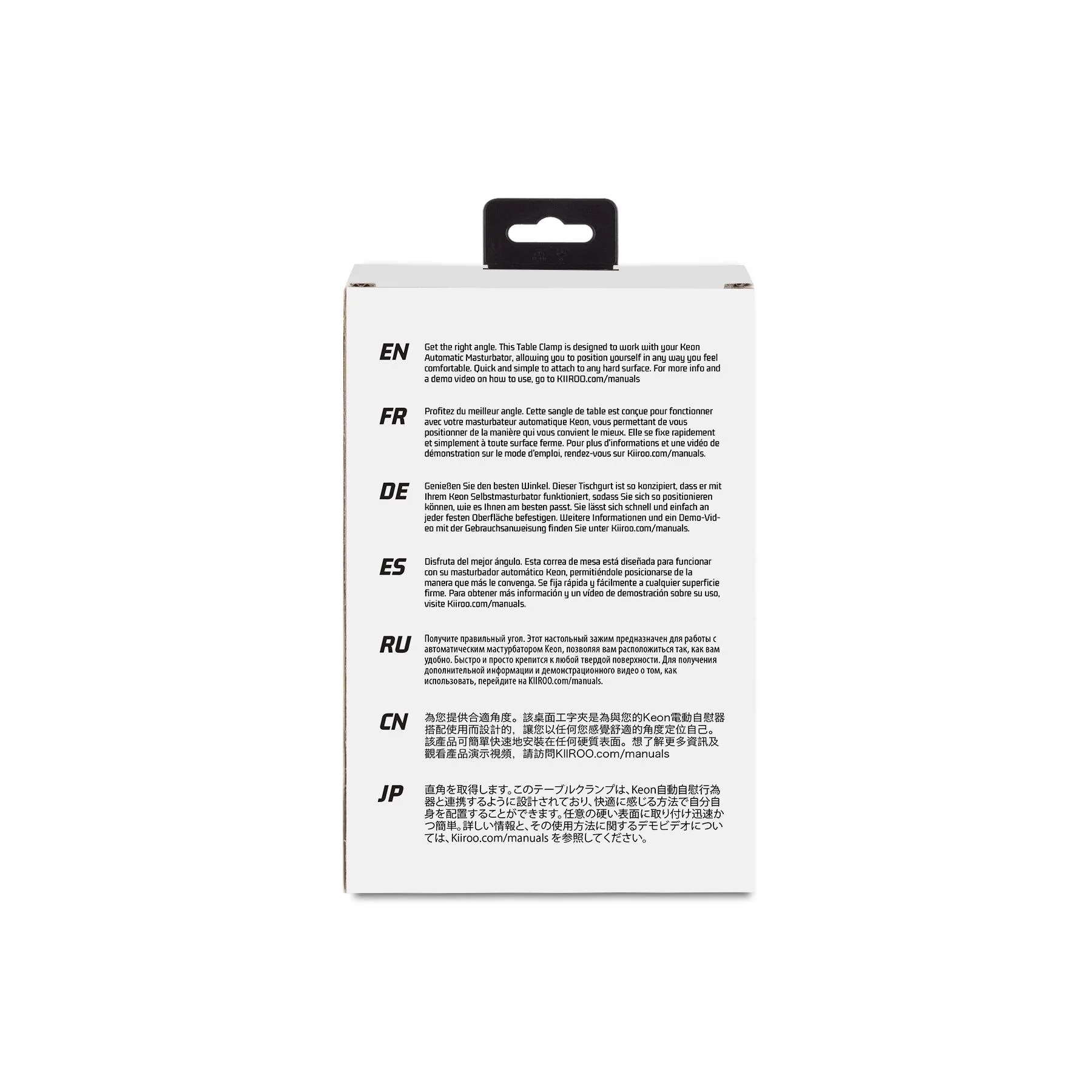 Кріплення на стіл для мастурбатора Kiiroo Keon Table Clamp, регулюється кут нахилу - Зображення 9