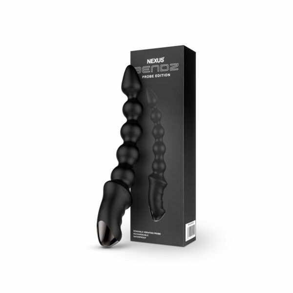 Анальний вібратор-намисто Nexus BENDZ Bendable Vibrator Probe Edition, ефект пам’яті форми - Зображення 4