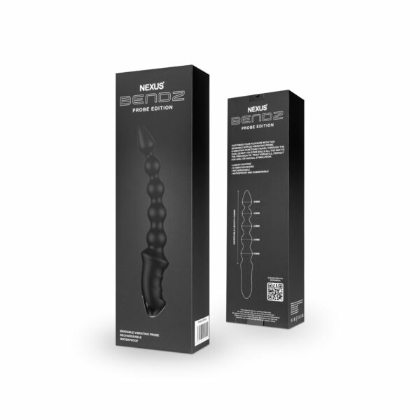 Анальний вібратор-намисто Nexus BENDZ Bendable Vibrator Probe Edition, ефект пам’яті форми - Зображення 5