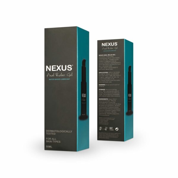 Розслаблювальний анальний лубрикант на водній основі Nexus RELAX - Anal Relaxing Gel 50ml - Зображення 3