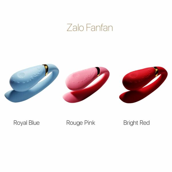 Смартвібратор для пар Zalo — Fanfan Rouge Pink - Зображення 9