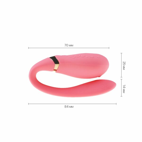 Смартвібратор для пар Zalo — Fanfan Rouge Pink - Зображення 3