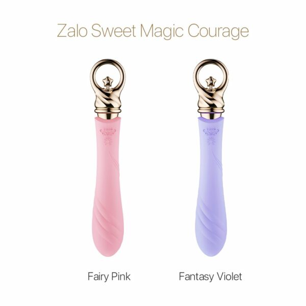 Вібратор для точки G із підігрівом Zalo Sweet Magic - Courage Fairy Pink - Зображення 8