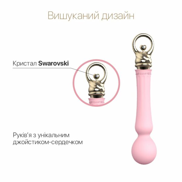 Вібромасажер із підігрівом Zalo Sweet Magic - Confidence Wand Fairy Pink - Зображення 3