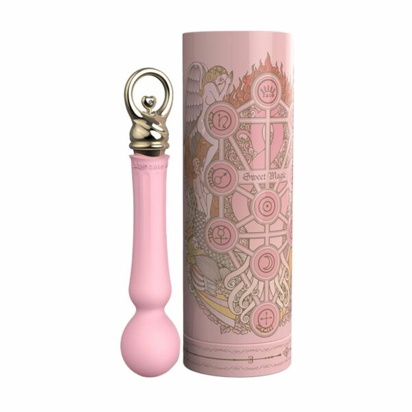 Вібромасажер із підігрівом Zalo Sweet Magic - Confidence Wand Fairy Pink - Зображення 9