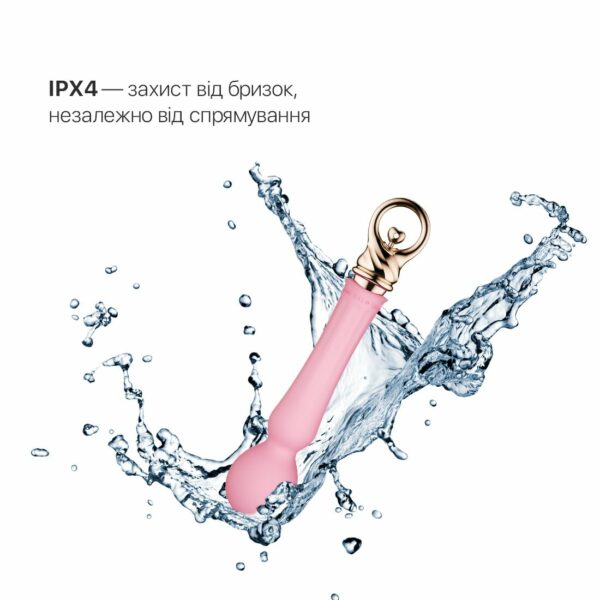 Вібромасажер із підігрівом Zalo Sweet Magic - Confidence Wand Fairy Pink - Зображення 5