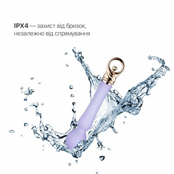 Вібромасажер із підігрівом Zalo Sweet Magic - Confidence Wand Fantasy Violet - Зображення 5