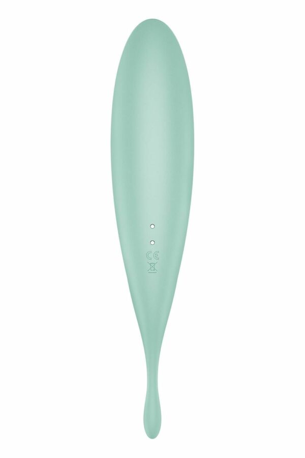 Смарт-вібратор для клітора з вакуумною стимуляцією Satisfyer Twirling Pro+ Mint - Зображення 5