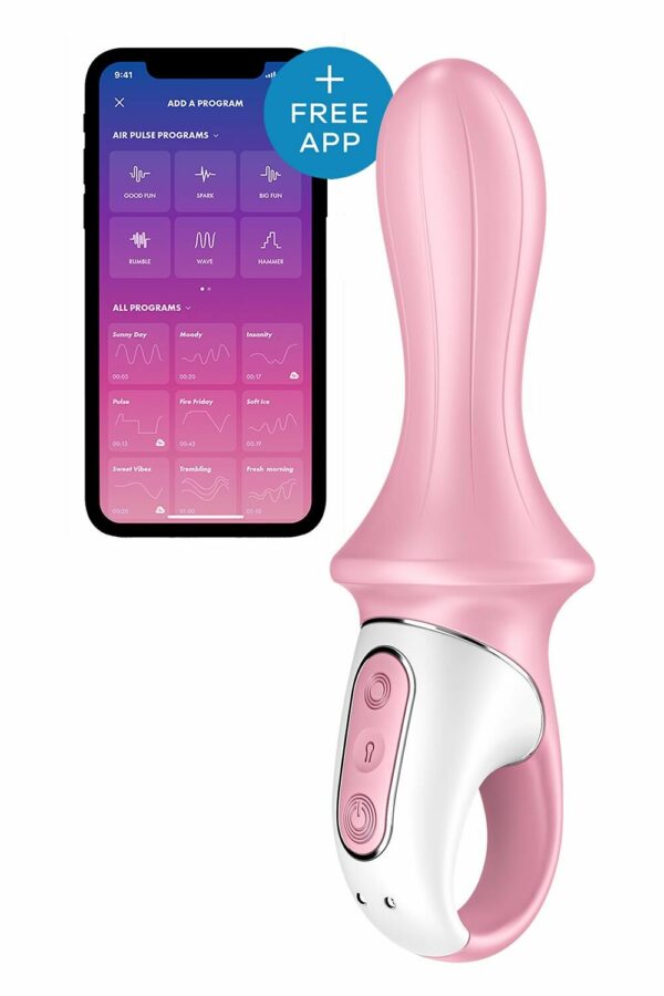 Анальний смарт-вібратор Satisfyer Air Pump Booty 5+, надувається