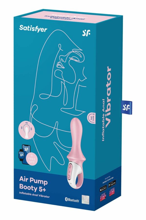 Анальний смарт-вібратор Satisfyer Air Pump Booty 5+, надувається - Зображення 8