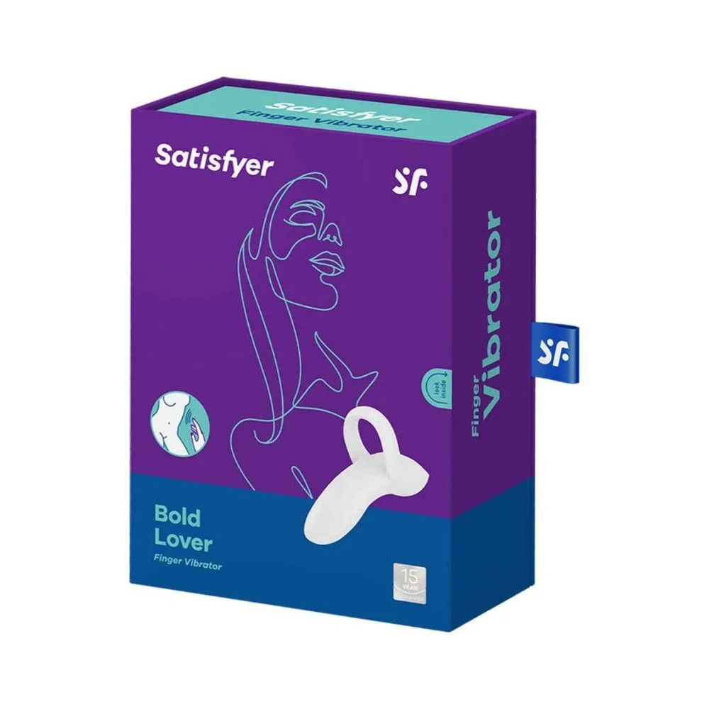 Вібратор на палець Satisfyer Bold Lover White, гнучкий - Зображення 4