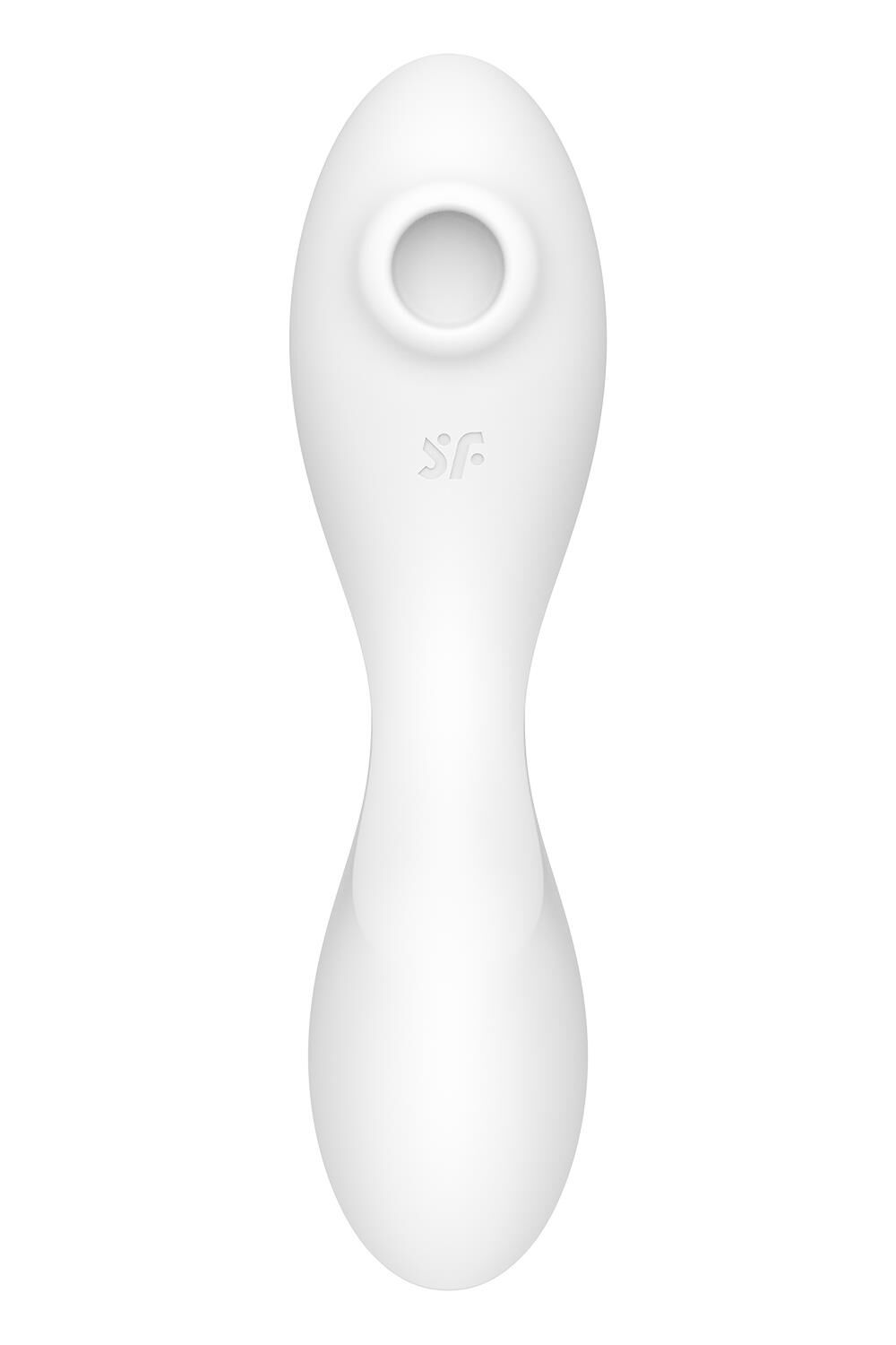 Вакуумний смарт-стимулятор із вібрацією Satisfyer Curvy Trinity 5 (White), керування зі смартфона - Зображення 2