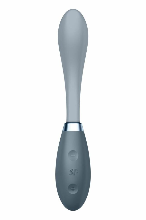 Вібратор Satisfyer G-Spot Flex 3 Grey, гнучкий стовбур із фіксацією положення - Зображення 3