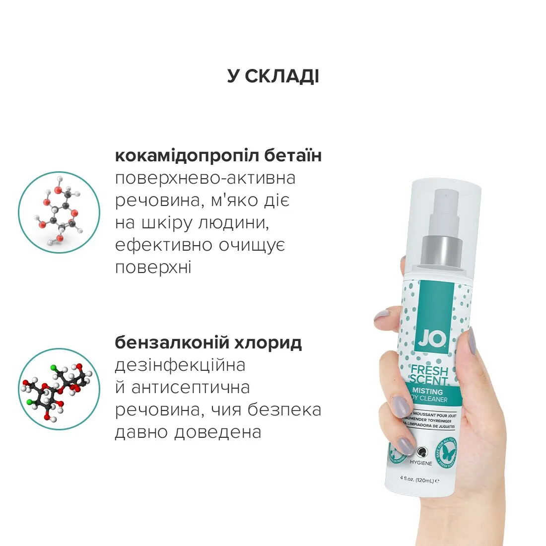 Комплект JO GWP — ANAL H2O Lubricant 120 мл + Misting Toy Cleaner 120 мл - Зображення 6