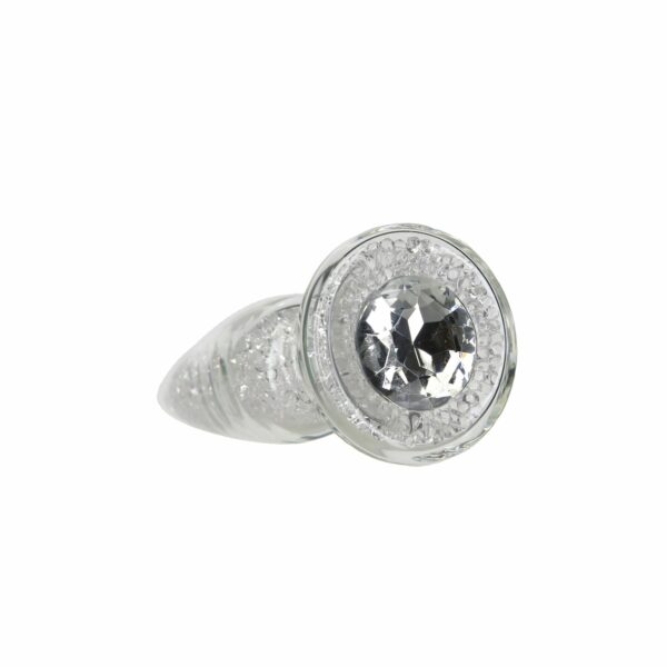 Скляна анальна пробка Pillow Talk Fancy Luxurious Glass Anal Plug, ⌀3,1см, віброкуля в подарунок - Зображення 2