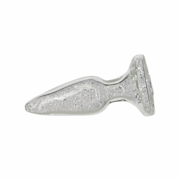 Скляна анальна пробка Pillow Talk Fancy Luxurious Glass Anal Plug, ⌀3,1см, віброкуля в подарунок - Зображення 3