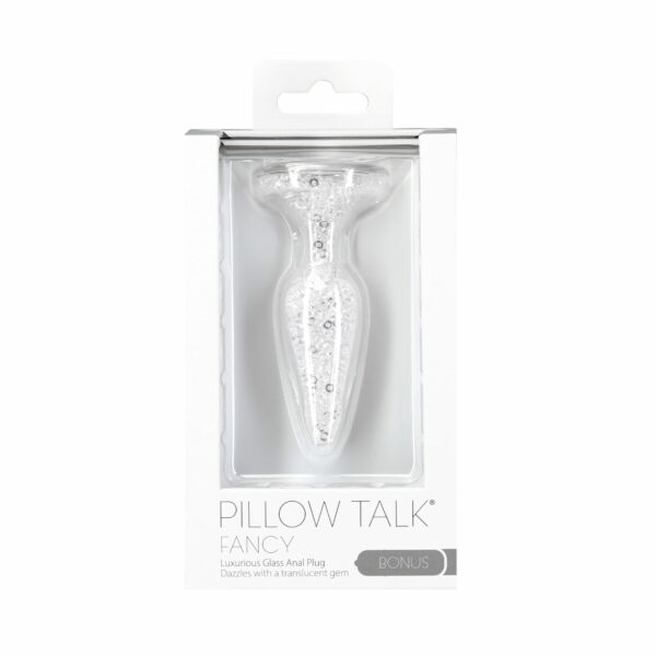 Скляна анальна пробка Pillow Talk Fancy Luxurious Glass Anal Plug, ⌀3,1см, віброкуля в подарунок - Зображення 5